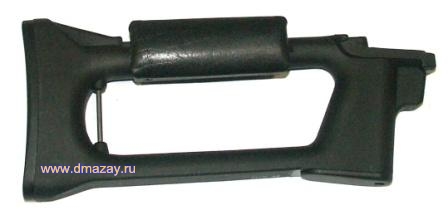 Приклад с подщечником к охотничьему карабину ТИГР пластик черный(3426)